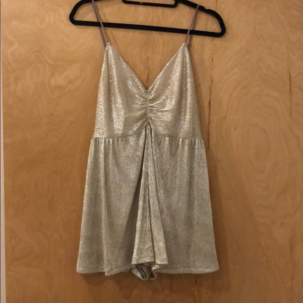 Urban outfitters sparkly romper